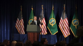  President Barack Obama at the Bellevue Westin Hotel 