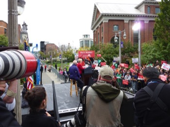  Press cut shot for Vice President Joe Biden at University of Washington Tacoma 